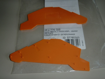 776-325 Abschluss- und Zwischenplatte orange